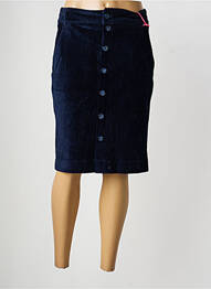 Jupe mi-longue stretch bleu STREET ONE femme