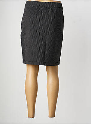 Jupe mi-longue stretch noir STREET ONE femme