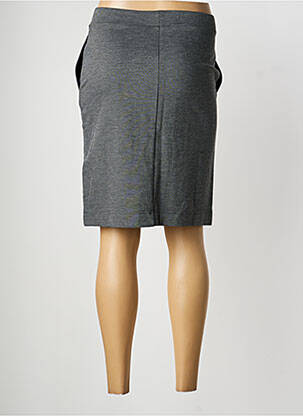 Jupe mi-longue stretch gris TOM TAILOR femme