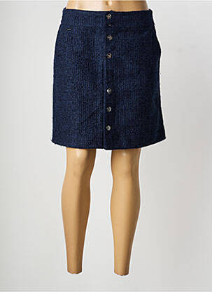 Jupe courte poches bleu STREET ONE femme