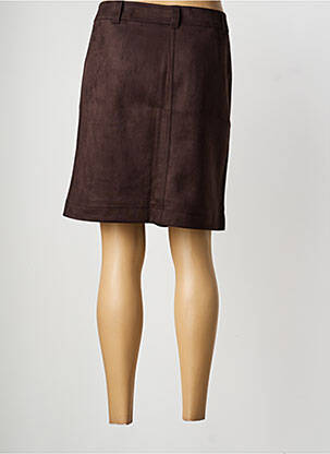 Jupe courte poches marron STREET ONE femme