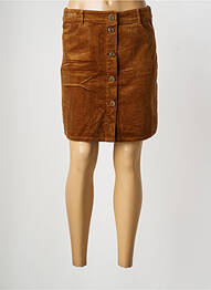 Jupe courte poches marron GEISHA femme