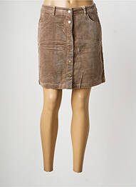 Jupe courte poches marron GARCIA femme