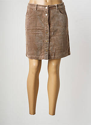 Jupe courte poches marron GARCIA femme
