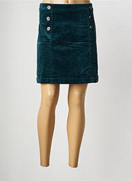 Jupe courte coupe droite vert GARCIA femme