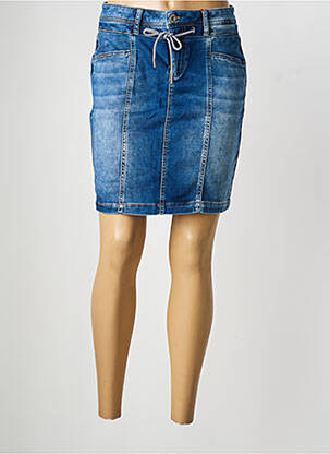 Jupe courte poches bleu STREET ONE femme
