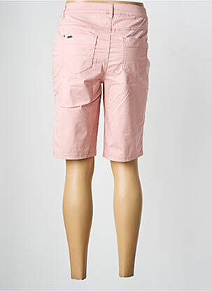 Bermuda tissage popeline taille normale rose STREET ONE femme