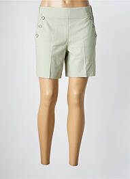 Short tissage denim taille normale vert STREET ONE femme