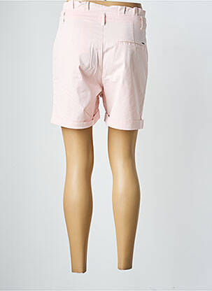 Short taille à pinces taille haute rose WAY (WAY ARE YOU) BY IKKS femme