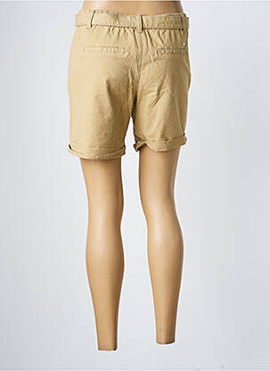 Short taille à pinces taille normale beige GEISHA femme