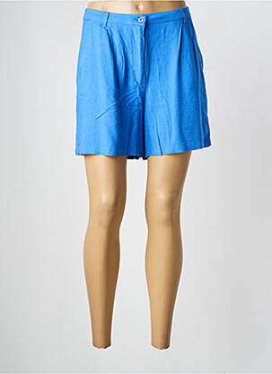 Short taille à pinces taille normale bleu GARCIA femme