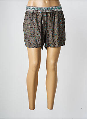 Short fermeture liens à nouer taille élastique vert IKKS fille