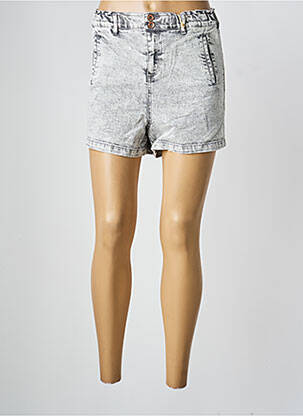 Short stretch taille ajustable gris GARCIA fille