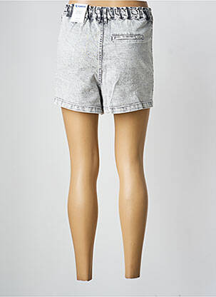 Short stretch taille ajustable gris GARCIA fille