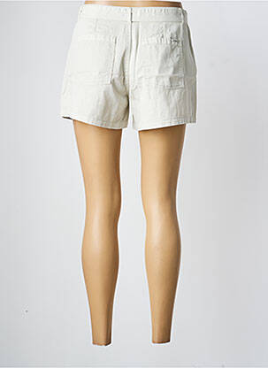 Short fermeture zippée sous rabat boutonné taille ajustable gris GARCIA fille