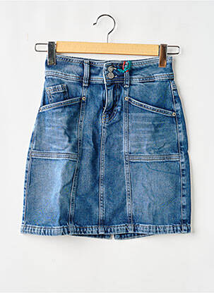 Jupe courte poches bleu STREET ONE femme