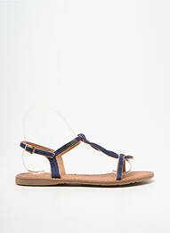 Sandales/nu pieds fermeture boucle(s) talon plat jusqu'à 3cm bleu LES TROPEZIENNES PAR M.BELARBI femme