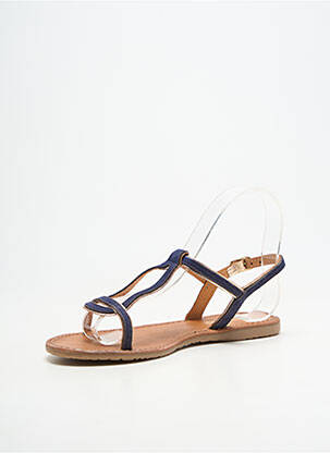 Sandales/nu pieds fermeture boucle(s) talon plat jusqu'à 3cm bleu LES TROPEZIENNES PAR M.BELARBI femme