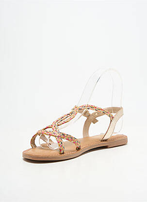 Sandales/nu pieds fermeture boucle(s) talon plat jusqu'à 3cm or LES TROPEZIENNES PAR M.BELARBI femme