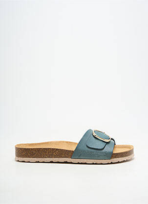 Mules/sabots bout ouvert talon plat jusqu'à 3cm bleu LES TROPEZIENNES PAR M.BELARBI femme