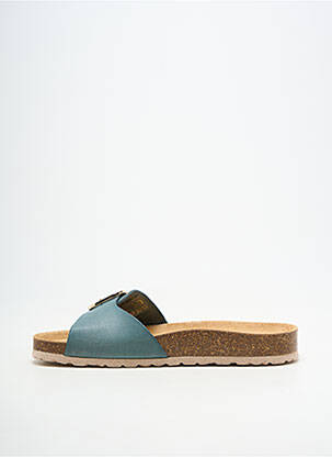 Mules/sabots bout ouvert talon plat jusqu'à 3cm bleu LES TROPEZIENNES PAR M.BELARBI femme