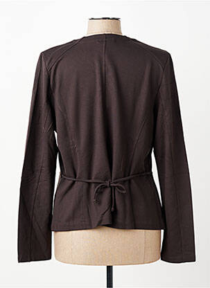 Gilet manches longues stretch marron OLSEN femme