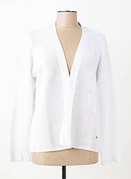 Gilet manches longues coupe cintrée blanc RABE femme