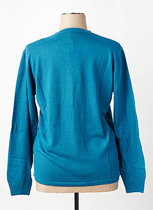 Gilet manches longues coupe cintrée bleu clair ELLEMME femme