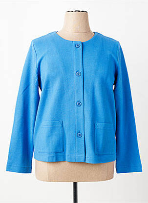 Veste casual col rond bleu RABE femme