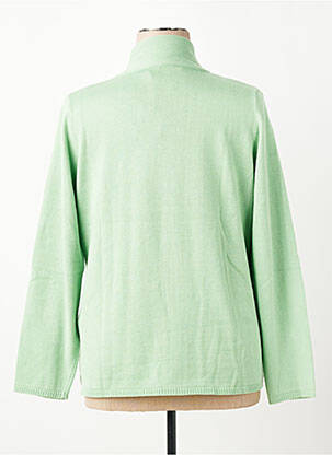 Gilet manches longues manches longues vert OLSEN femme