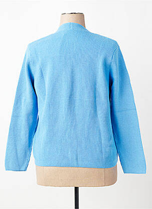Gilet manches longues coupe cintrée bleu RABE femme