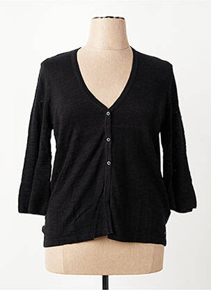Gilet manches longues manches 3/4 noir OLSEN femme