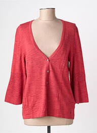 Gilet manches longues manches 3/4 rouge OLSEN femme