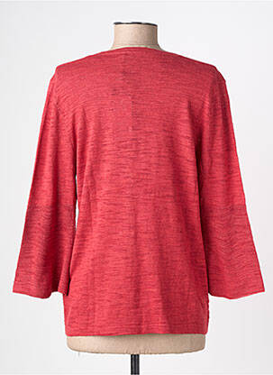 Gilet manches longues manches 3/4 rouge OLSEN femme