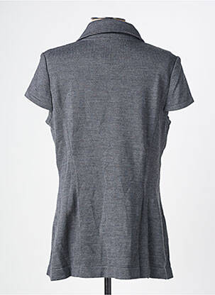Gilet manches courtes coupe cintrée gris PAUPORTÉ femme