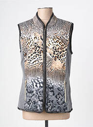 Gilet sans manche maille fine gris RABE femme