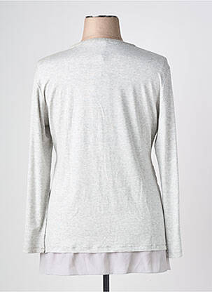 Gilet manches longues stretch gris RABE femme