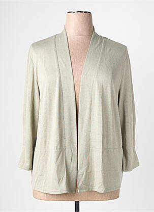 Gilet manches longues stretch vert RABE femme