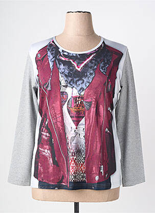 T-shirt manches longues manches longues gris RABE femme