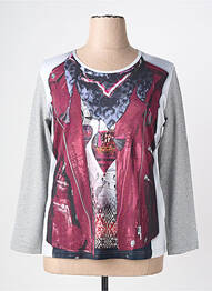 T-shirt manches longues manches longues gris RABE femme