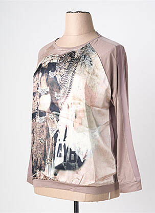 T-shirt manches longues manches longues marron RABE femme