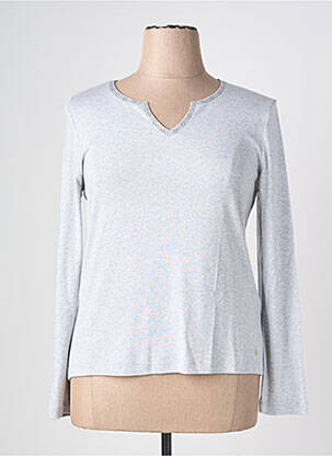 T-shirt manches longues manches longues gris OLSEN femme