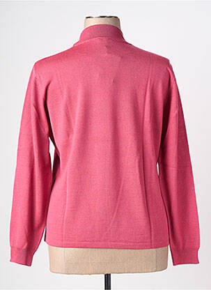 Pull coupe cintrée manches longues rose LEWINGER femme