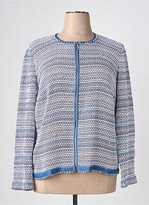 Veste casual col rond bleu RABE femme