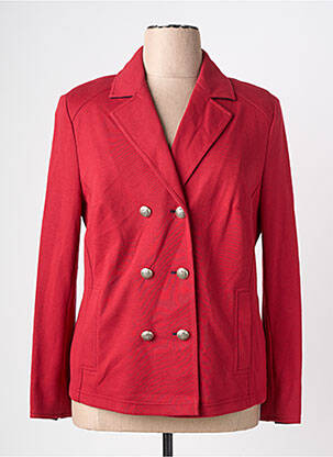 Veste casual coupe cintrée rouge RABE femme