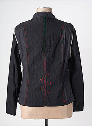 Veste casual col chemisier noir PAUSE CAFE femme