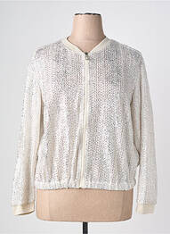 Veste casual col rond blanc RABE femme