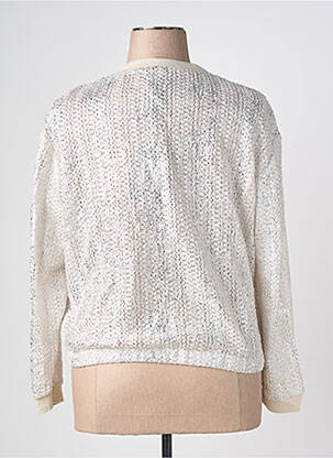 Veste casual col rond blanc RABE femme