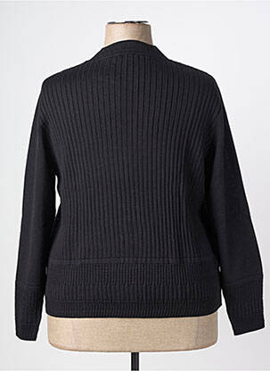 Pull coupe droite manches longues noir PAUPORTÉ femme