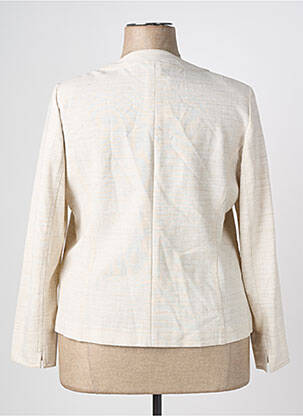 Veste casual col rond beige PAUPORTÉ femme